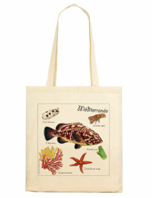 Tote bag poisson