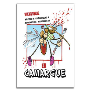 Carte Bienvenue en Camargue Moustique